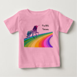 Camiseta De Bebé Traje de unicornio arcoíris - Bodysuit de tutú par