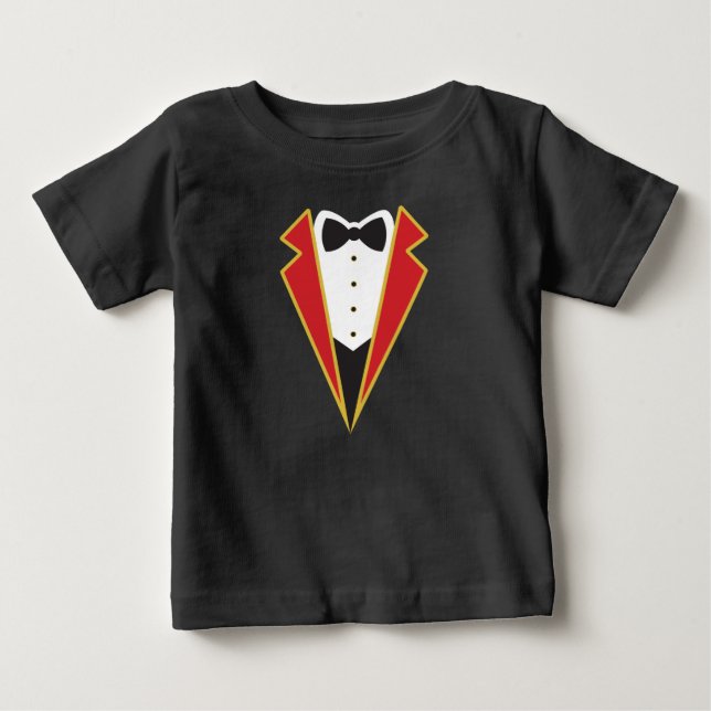 Camiseta De Bebé Traje del circo del entretenimiento del director (Anverso)