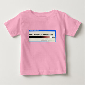 Camiseta De Bebé Traje divertido para bebé con descarga de caca Hum