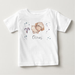 Camiseta De Bebé Traje y camiseta para bebé Zodiac Aires