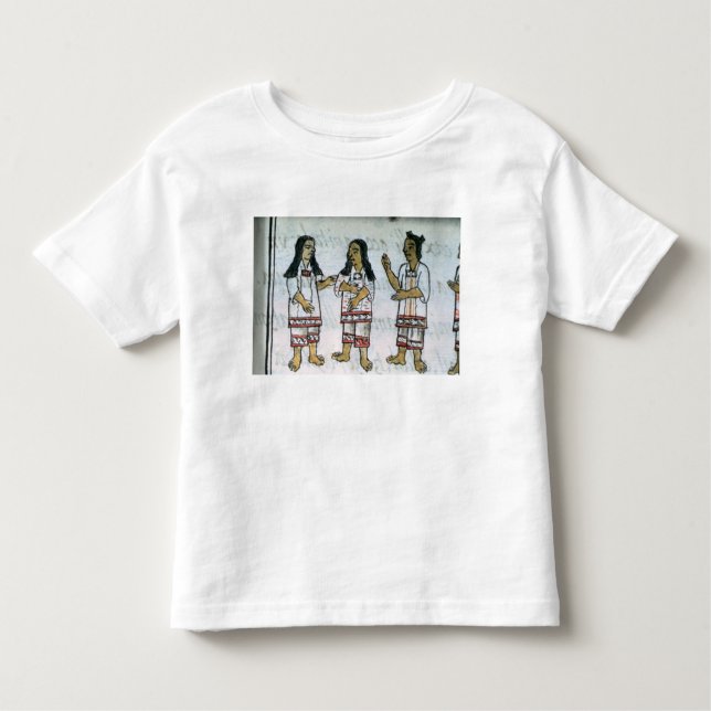 Camiseta De Bebé Trajes aztecas femeninos (Anverso)
