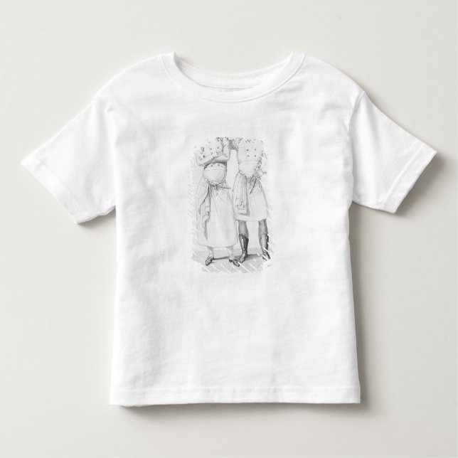 Camiseta De Bebé Trajes de cocineros a partir de diversas eras (Anverso)