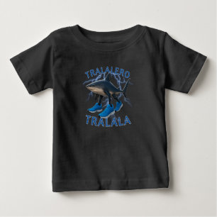 Camiseta De Bebé Tralalero Tralala Contrabando Brainrot Meme Italia