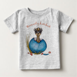 Camiseta De Bebé "Trame" la ropa del bebé del emu del bebé