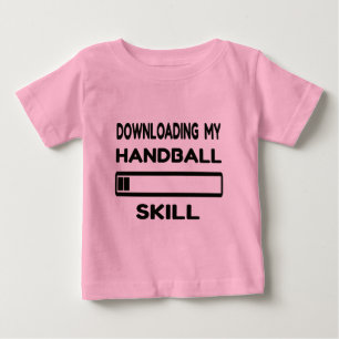 Camiseta De Bebé Transferencia de mi habilidad del balonmano