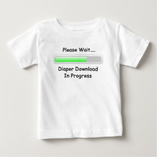 Camiseta De Bebé Transferencia directa del pañal