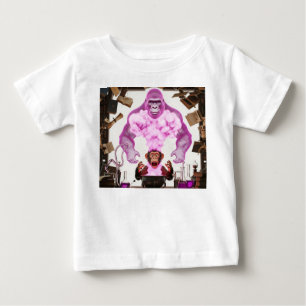 Camiseta De Bebé Transformación del laboratorio mágico: chimpancé i