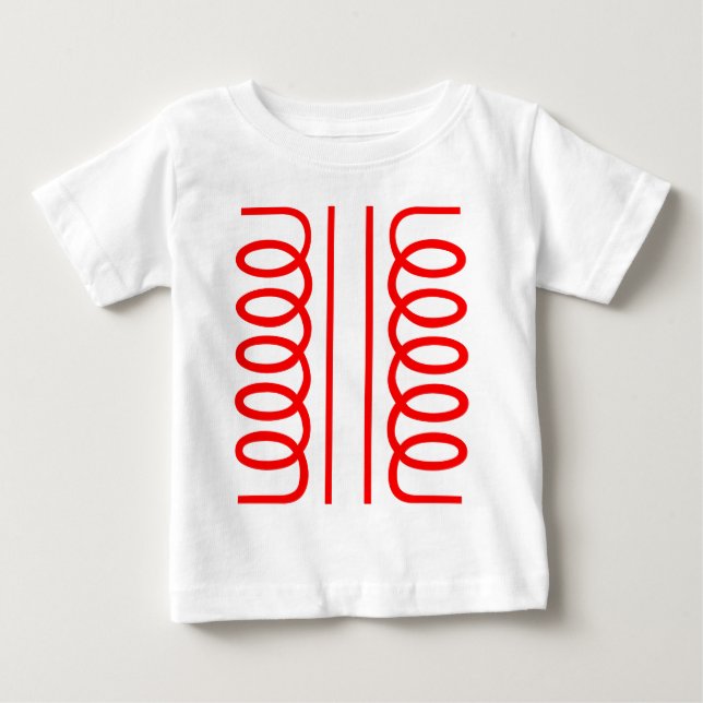 Camiseta De Bebé Transformador eléctrico (Anverso)