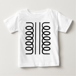 Camiseta De Bebé Transformador eléctrico - Negro