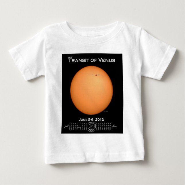 Camiseta De Bebé Tránsito de Venus 2012 (Anverso)