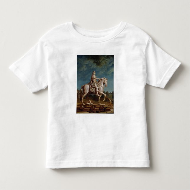 Camiseta De Bebé Transporte de la estatua ecuestre de Louis XIV (Anverso)