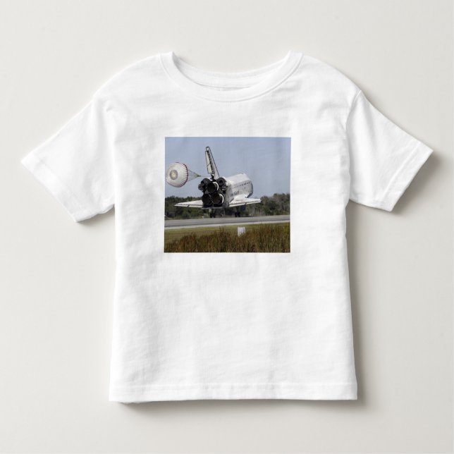 Camiseta De Bebé Transporte espacial Atlantis despliega su tubo de  (Anverso)