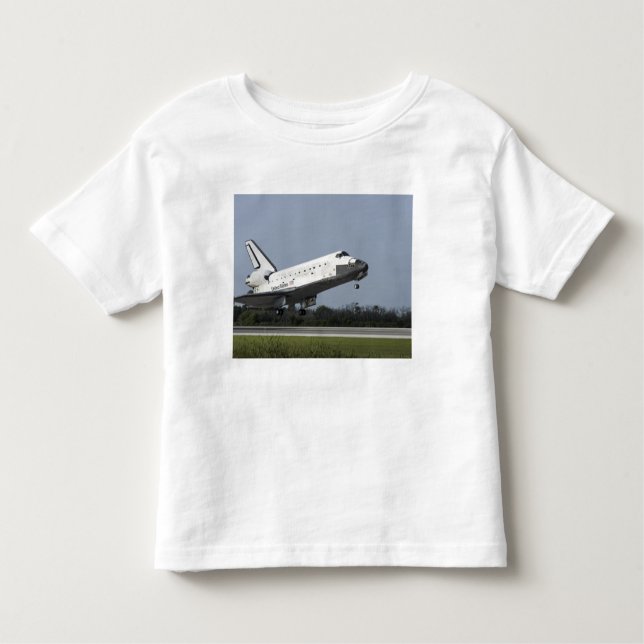 Camiseta De Bebé Transporte espacial El descubrimiento aterriza en  (Anverso)