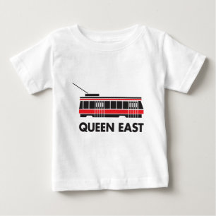 Camiseta De Bebé Tranvía del este de la reina (Toronto)