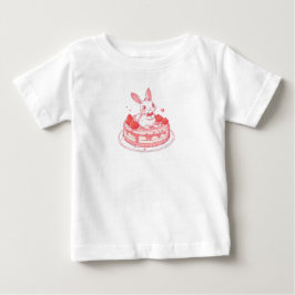 Camiseta De Bebé Trato de conejo de pasteles