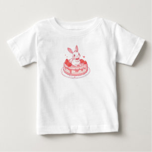 Camiseta De Bebé Trato de conejo de pasteles