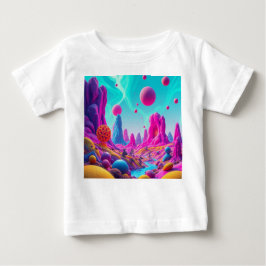 Camiseta De Bebé  Traumplanet der Farben – Jenseits der Realität