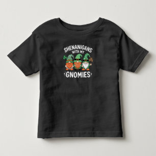 Camiseta De Bebé Travesuras Con Mis Gnomies Día de San Patricio Irl