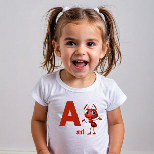 Camiseta De Bebé Travesuras del Alfabeto