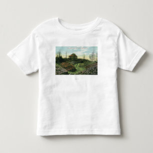 Camiseta De Bebé Trayectoria y pabellón del rododendro de Highland