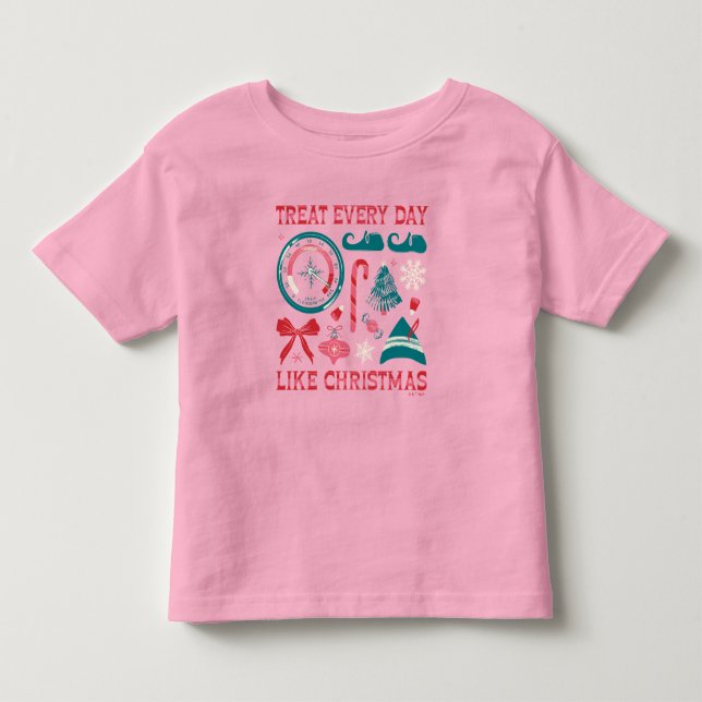 Camiseta De Bebé Treat Every Day Like Christmas (Anverso)