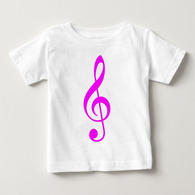 Camiseta De Bebé Treble Clef (Anverso)