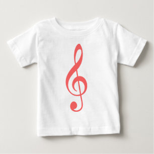 Camiseta De Bebé Treble Clef
