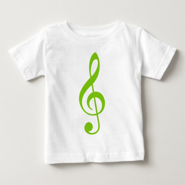 Camiseta De Bebé Treble Clef (Anverso)