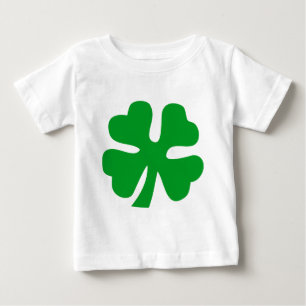 Camiseta De Bebé Trébol de Cuatro Hojas - Verde Césped