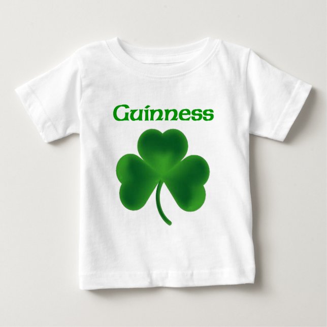 Camiseta De Bebé Trébol de Guinness (Anverso)