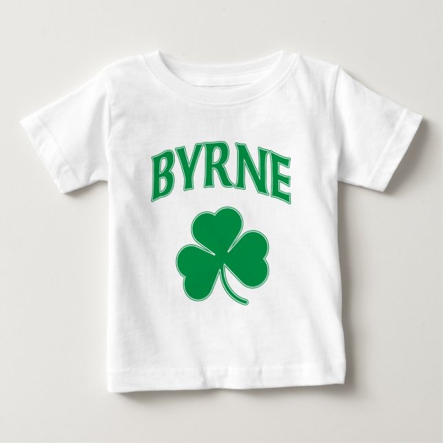 Camiseta De Bebé Trébol del irlandés de Byrne (Anverso)