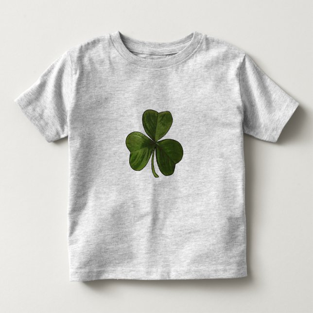 Camiseta De Bebé Trébol irlandés verde de la primavera (Anverso)