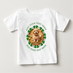 Camiseta De Bebé Trébol personalizado del día de San Patricio con p