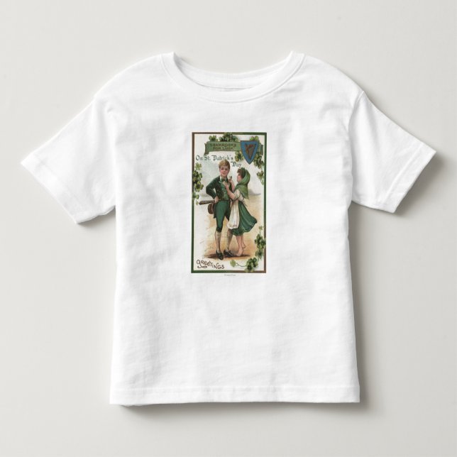 Camiseta De Bebé Tréboles para la suerte (Anverso)