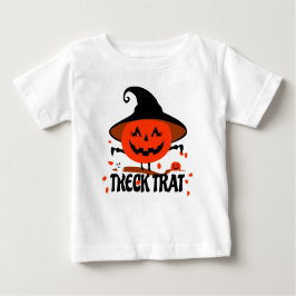 Camiseta De Bebé Treck Trat Pumpkin Sonriente