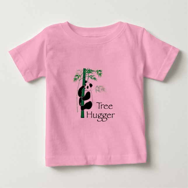 Camiseta De Bebé Tree Hugger Panda (Anverso)