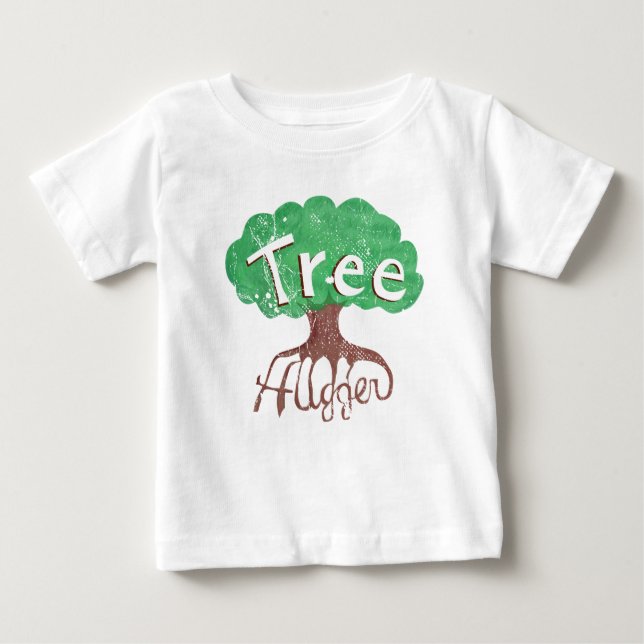 Camiseta De Bebé Tree Hugger T-Shirt (Anverso)