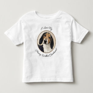 Camiseta De Bebé Treeing Walker Coonhound Painting - Arte original