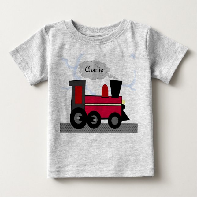 Camiseta De Bebé Tren (Anverso)