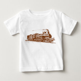 Camiseta De Bebé Tren 03 - Walnut Brown