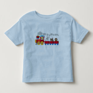Camiseta De Bebé Tren animal de Choo-Choo