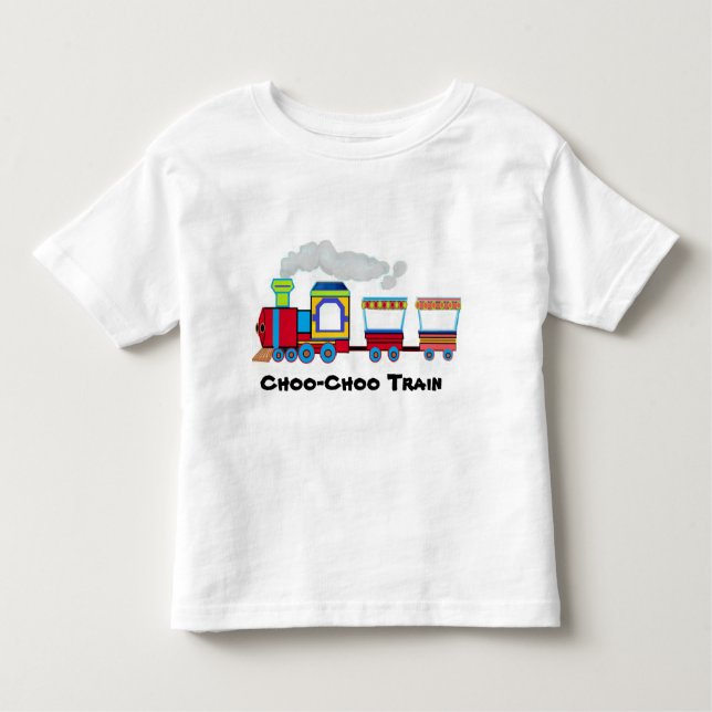 Camiseta De Bebé Tren de Choo-Choo del niño (Anverso)