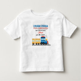 Camiseta De Bebé Tren de Dibujos Animados Colorido para Cumpleaños 
