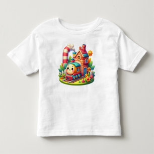Camiseta De Bebé Tren de juguetes para bebé-68959