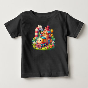 Camiseta De Bebé Tren de juguetes para bebé-68959