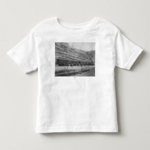 Camiseta De Bebé Tren en la Burlington y el Missouri