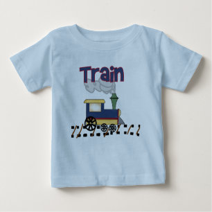 Camiseta De Bebé Tren en pista