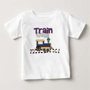 Camiseta De Bebé Tren en Vía