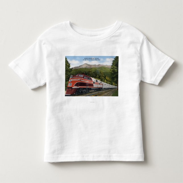 Camiseta De Bebé Tren oscilante de Rocket de la montaña (Anverso)