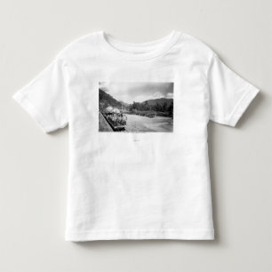 Camiseta De Bebé Tren turístico del proyecto de Skagit